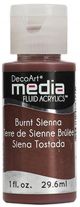 Tinta Decoart Media Fluid cor Burnt Siena  - DMFA02