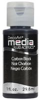Tinta Decoart Media Fluid Cor Carbon Black - DMFA05