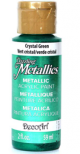 Tinta Decoart Dazzling Metálica Crystal Green - DA076