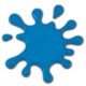 Tinta para Ceramica Gare Fun Stroke 60ml Cor Blue Heaven - FS-2305-60