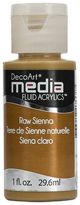 Tinta Decoart Media Fluid cor Raw Siena  serie 1  - DMFA36