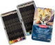 Kit Lapis de Cor Permanente Derwent Chromaflow Lata 24 Cores