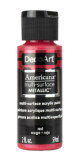 Tinta Decoart Americana Multi Surface Metálica Red - DA801