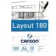 Bloco Desenho Canson Layout 180g/m² A4 Linha Técnica