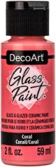 Tinta Decoart Glass Coral - DGP04