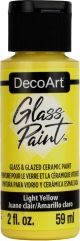Tinta Decoart Glass Light Yellow - DGP22
