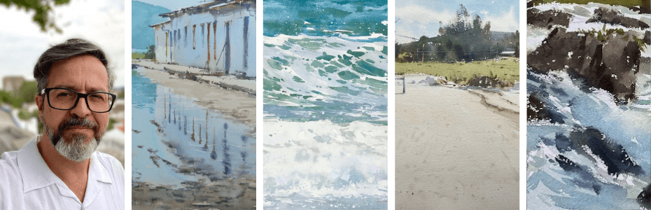 Carlos Avelino - Aquarela e Guache 