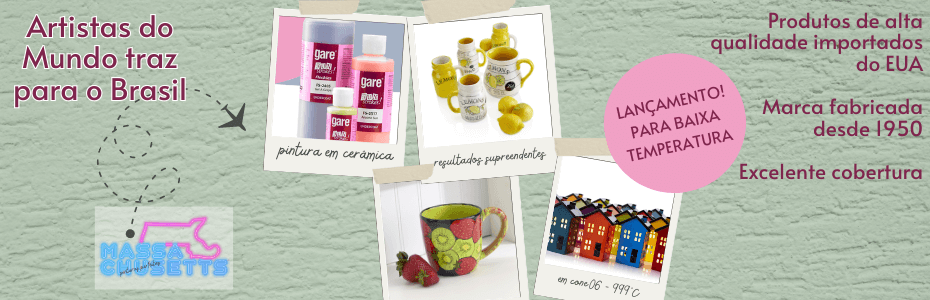 Tintas Gare para Cerâmica - EUA