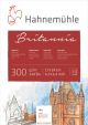 Bloco Aquarela Hahnemuhle Britannia 300g/m² 17x24 Textura Rugosa