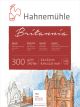 Bloco Aquarela Hahnemuhle Britannia 300g/m² 24x32 Textura Rugosa