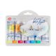 Kit 6 Tintas Aquarela White Nights em Tubo Coloristics - 2102