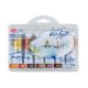 Kit 6 Tintas Aquarela White Nights em Tubo Natural Earths - 2110
