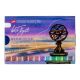 Kit 12 Tintas Aquarela White Nights em Pastilha Tons Granulados 