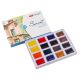 Kit de Aquarelas em Pastilha Nevskaya Palitra Sonnet - 16 cores 1589