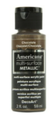 Tinta Decoart Americana Multi Surface Metálica Chocolate - DA552