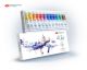 Kit 12 Tintas Aquarela White Nights em Tubo 