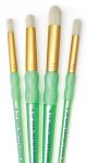 Kit Crafters Choice para Stêncil com 4 Pincéis Formato Batedor - RCC226