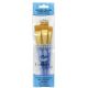 Kit Crafters Choice Wash com 3 Pincéis Chatos Largos - RCC215