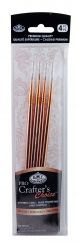Kit Crafters Choice Pro Rose Gold 4 pinceis Detail (Liner) -