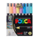 Kit Caneta Posca PC-1MR 0.7 mm - Soft Colors 8 Cores